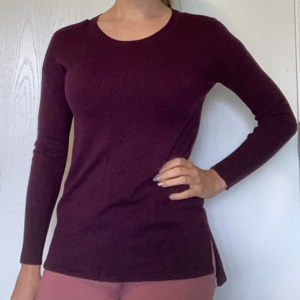 Pink Republic purple long-sleeve knit